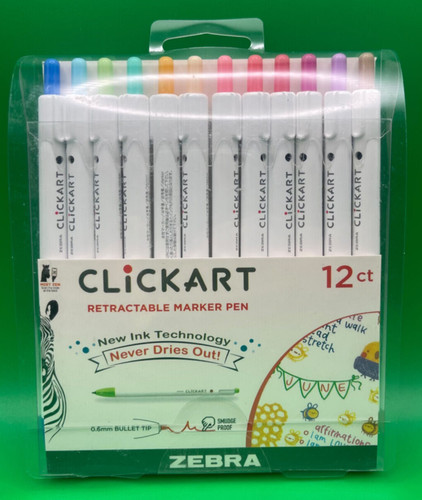 Clickart retractable marker - clickart,